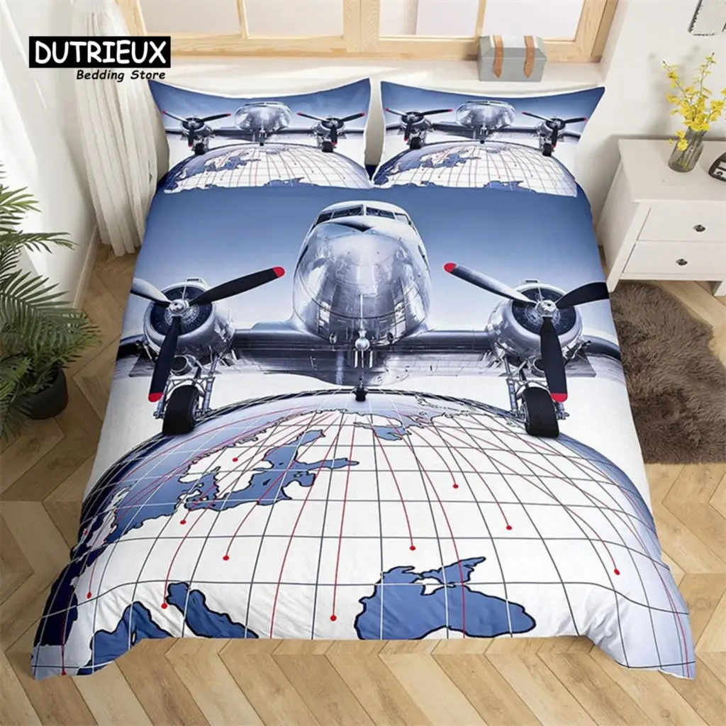 Brave Flight 3-Piece Quilted Bedding Set NCU0DV511