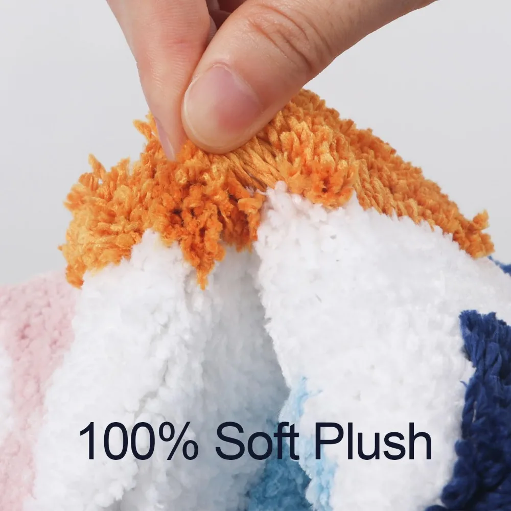 Splash Bathroom Rugs 17x24,Soft, Absorbent & Non Slip Bath Rug, Machine Washable with Colorful Letter Designs for Tub, Shower or