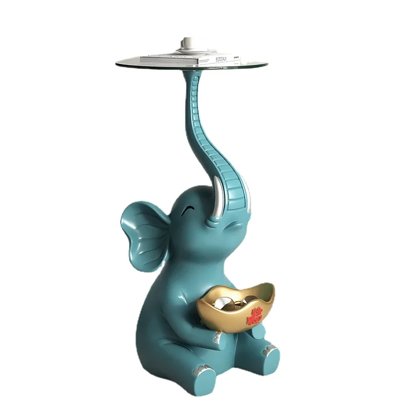 

Pqf Fortune Bring Elephant Living Room Large Floor Ornaments Storage
