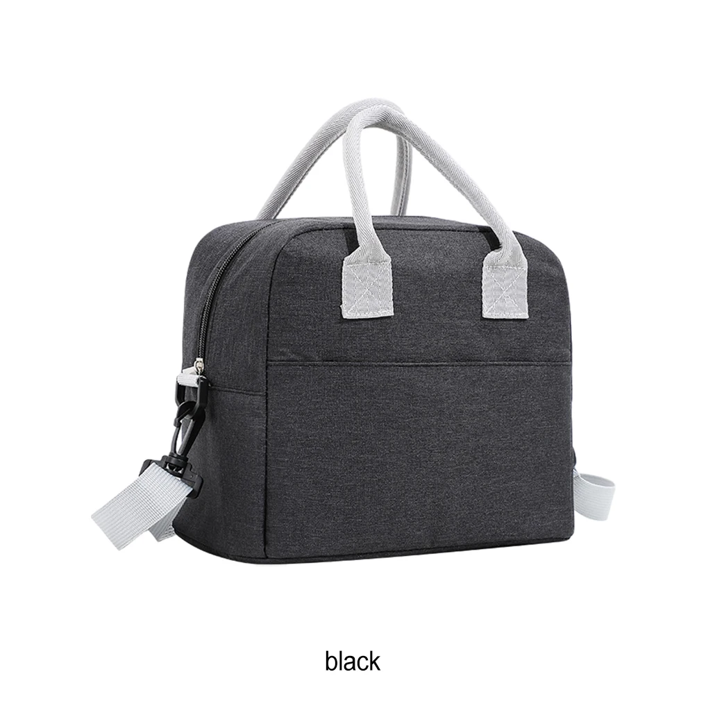 Polyester Lightweight And Leak-Proof Portable Lunch Bag For Easy Carrying Easy To Clean Cooler Bags gray
