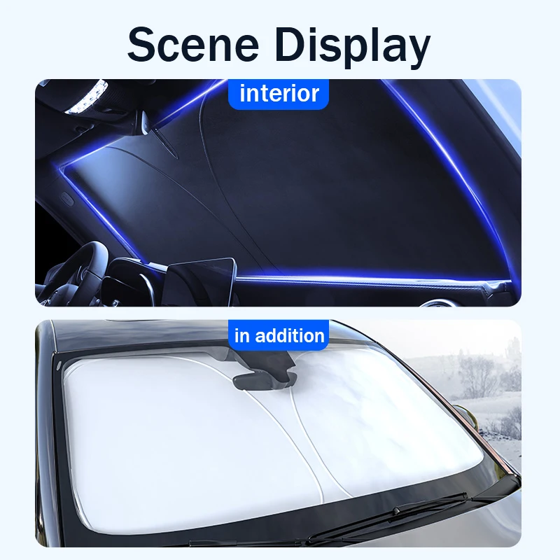 For Honda Civic Accord Insight Acura MDX ILX TL RSX Folding Car Window Sunshade Cover UV Protection Car Sun Shade Visor