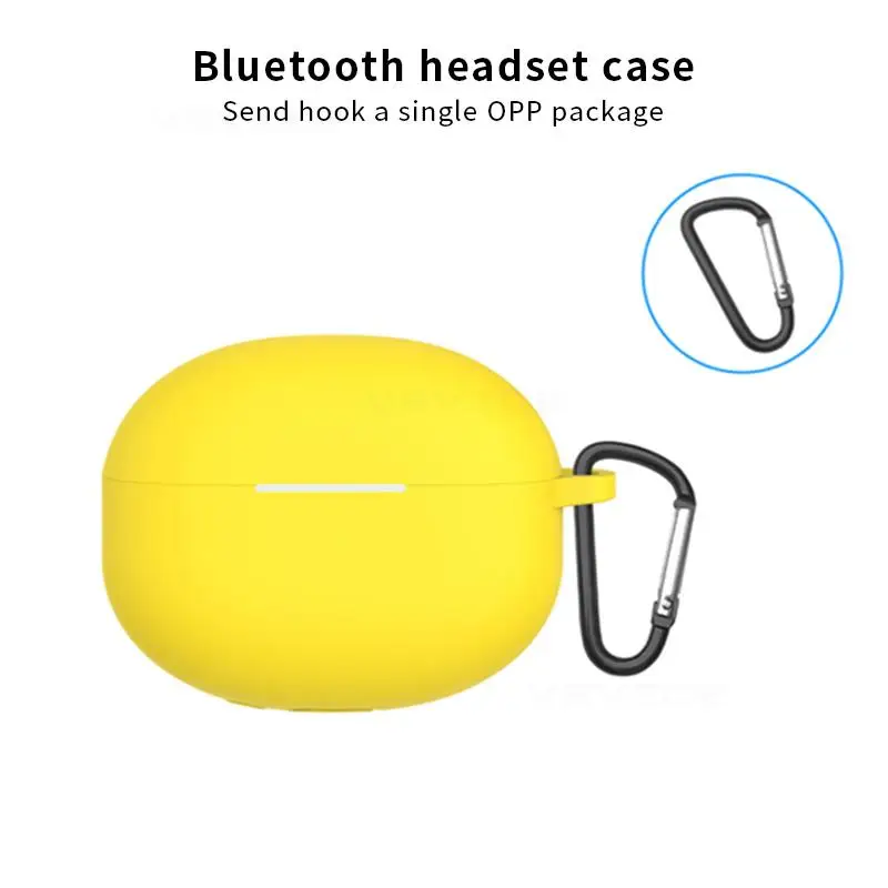 Colorful Silicone Case For Xiaomi Redmi Buds 4 Active Earbuds bud 4  Earphone Case Charging Boxs Cover with Keychain Hook - AliExpress