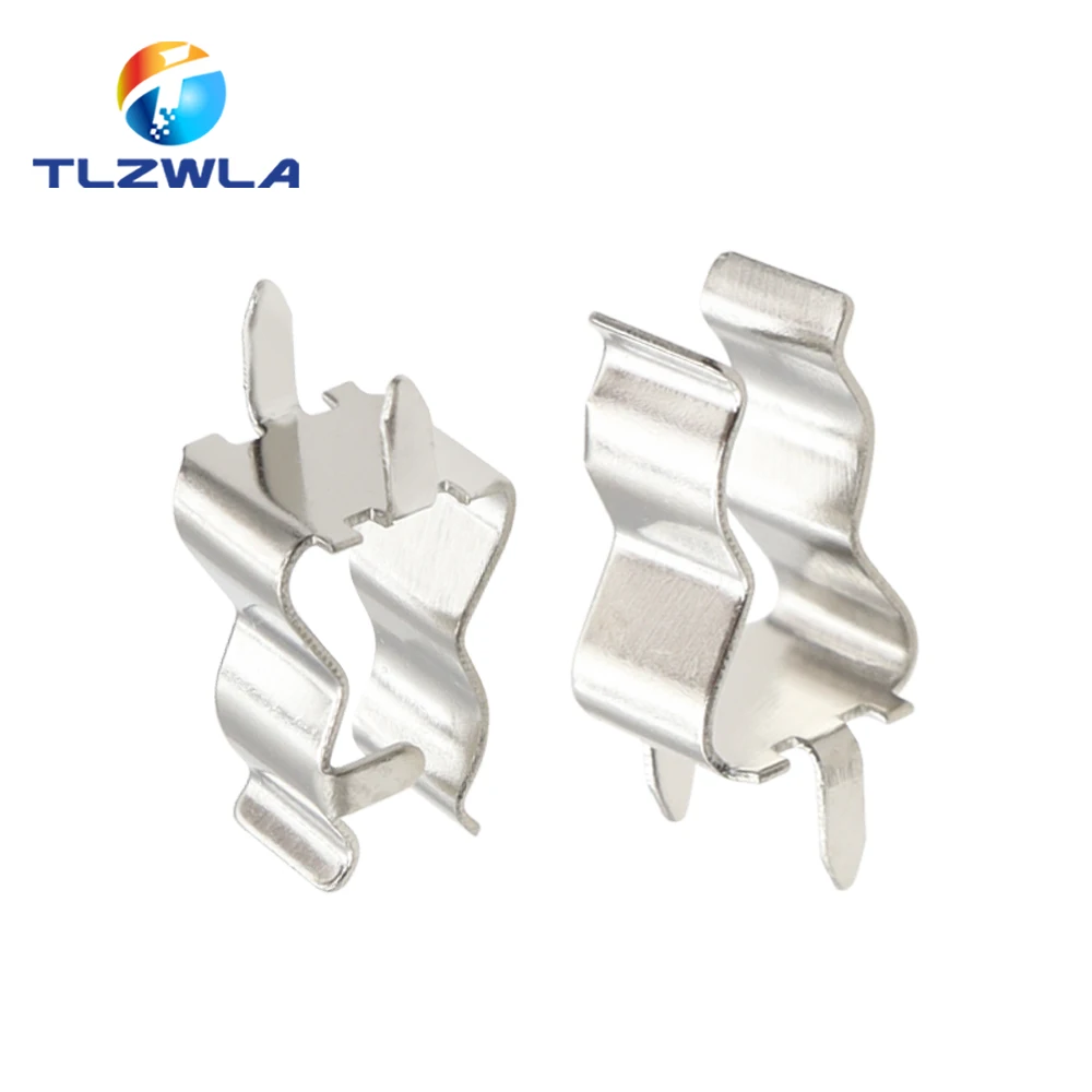 100PCS 5X20MM Fuseholders 5X20 Fuse Tube Support Fuse Holder For 5*20 insurance Fuse Clip