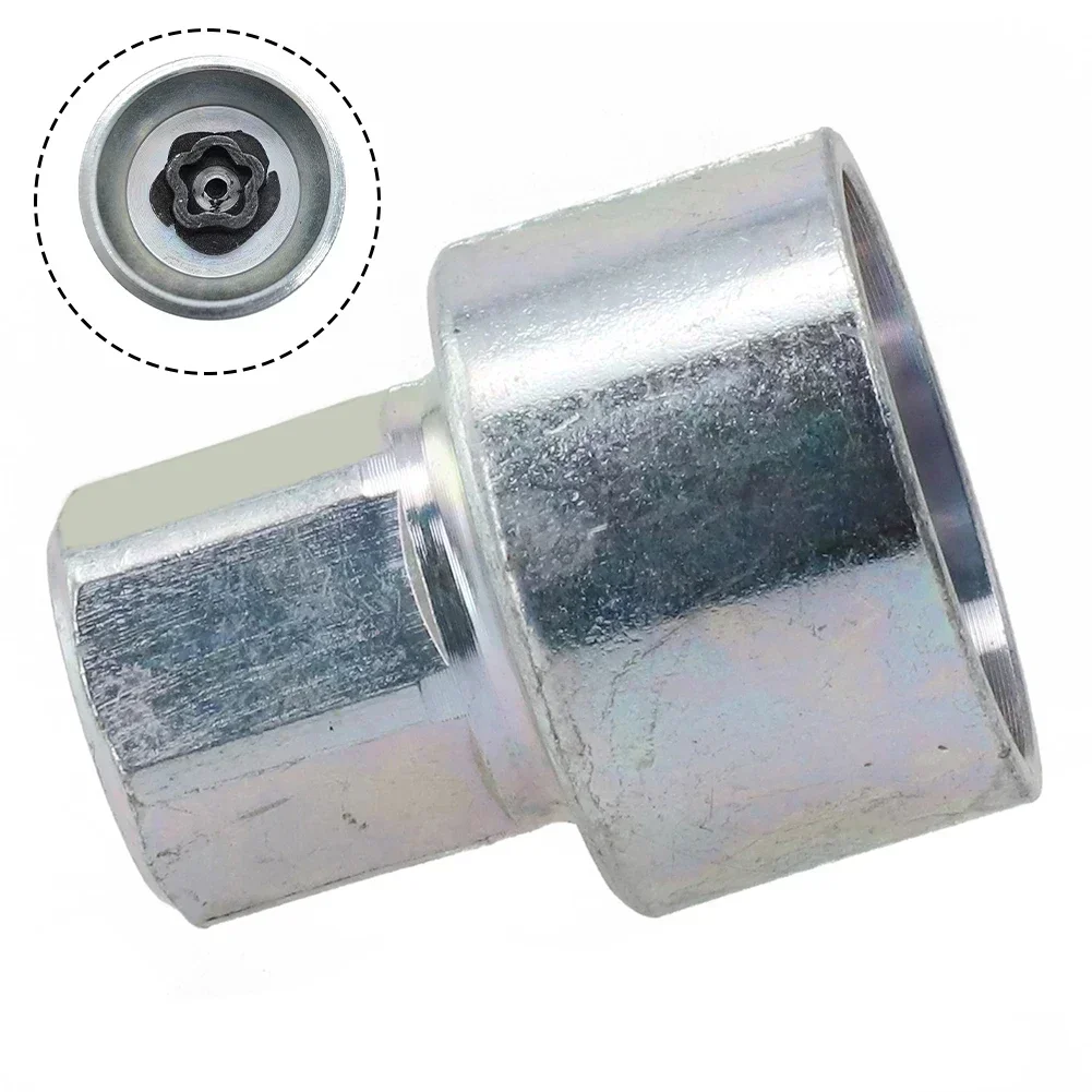 Tire Wheel Lock Anti-Theft Screw Lug Nut Bolts 62 Key Socket For BMW F20/F21 Silver Steel Auto Accessories Tools