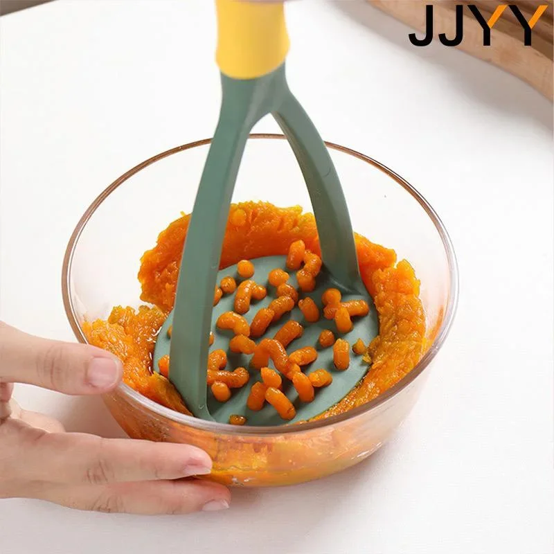 Plastic Pressed Potato Masher Puree Juice Maker Potato Tomato Pusher Smooth Mashed Potatoes Crusher Fruit Stonego Kitchen Tools potato masher