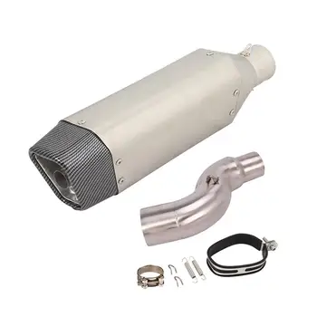 For Honda CTX 700 Any Year Motorcycle Exhaust Mid Link Pipe 51MM Mufflers Removable DB Killer Stainless Steel Escape Slip On