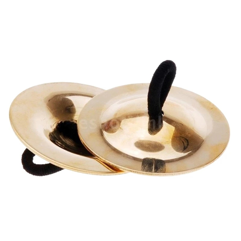 1 Pair Finger Small Cymbals Belly Dancing Cymbals Copper Finger Percussion Dancing Props Percussion Instrument GXMF