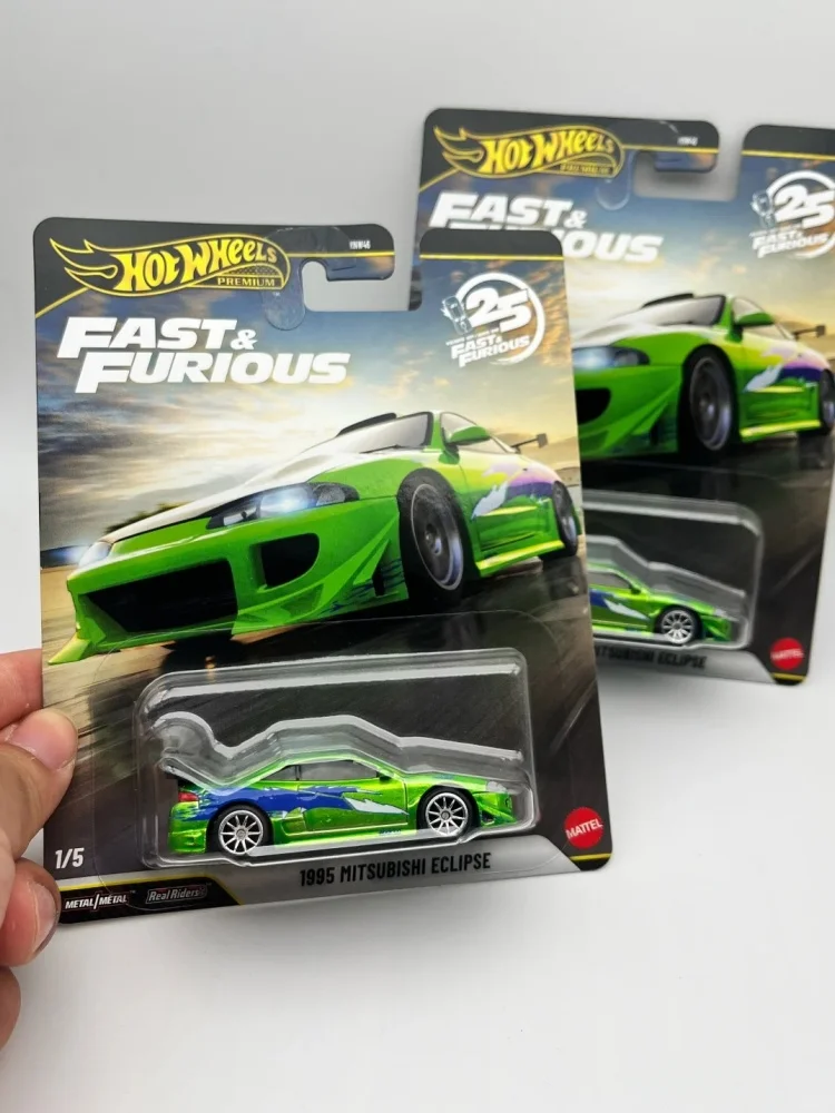 Hot Wheels HNW46 Fast & Furious N Case Serise Mitsubishi Eclipse Car Die Cast Model Car Toys Surprise Collection Decoration Gift
