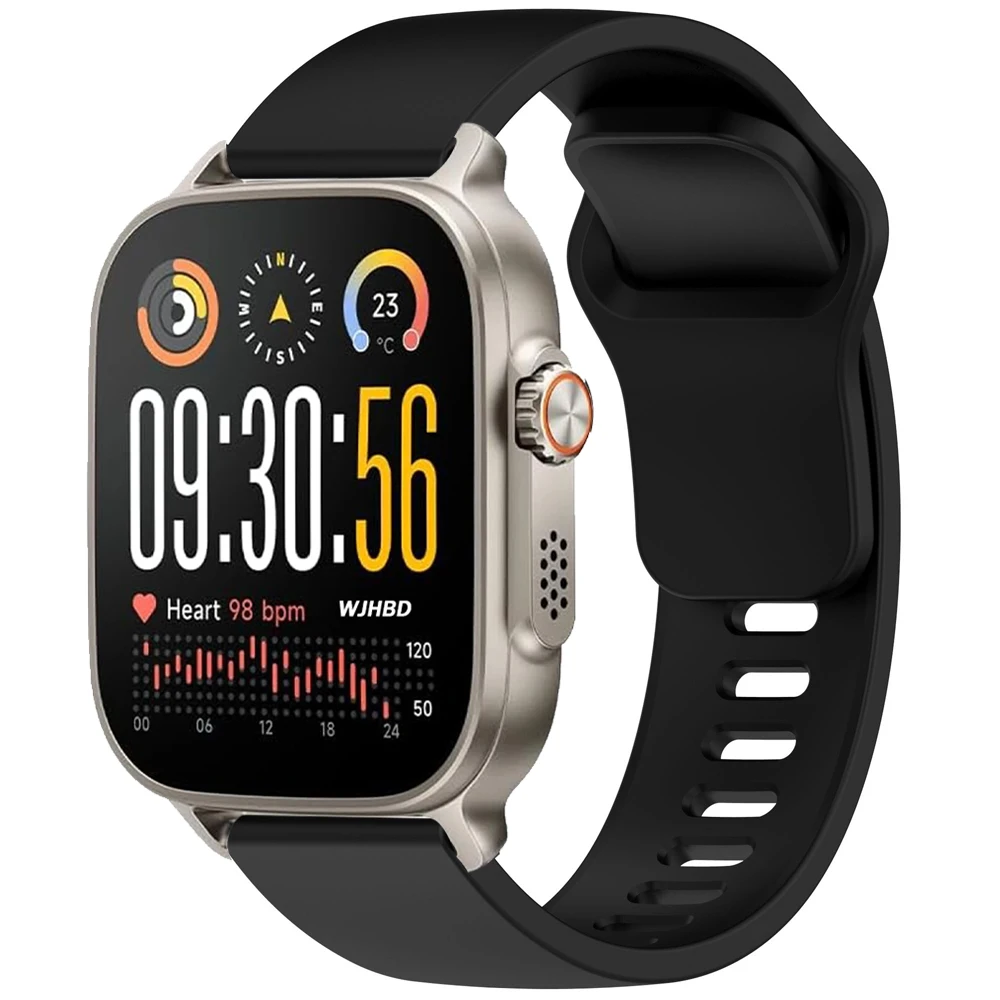 Premium Silicone Sports Bracelet - 22mm Universal Watch Band