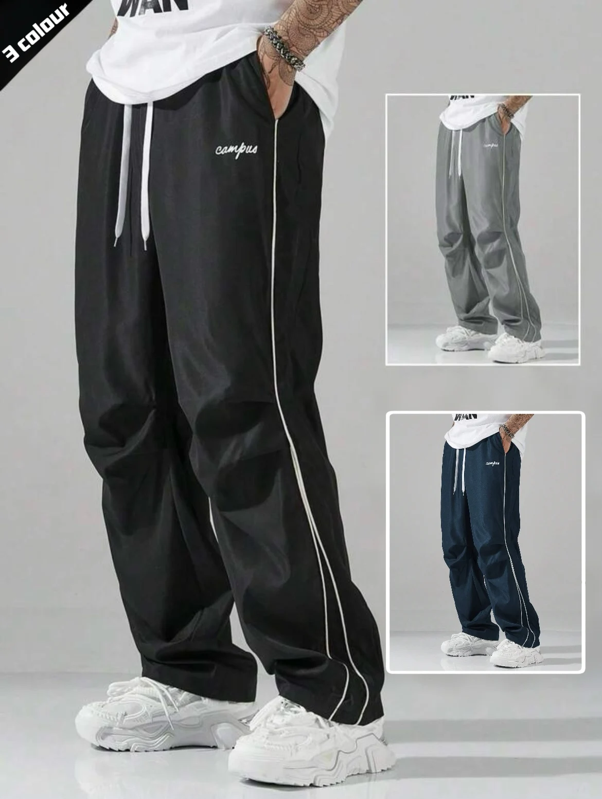 Men’s Striped Casual Pants 1