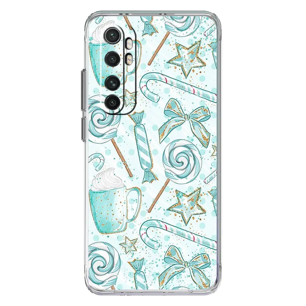 Cartoon Christmas Soft Clear Phone Case Cover