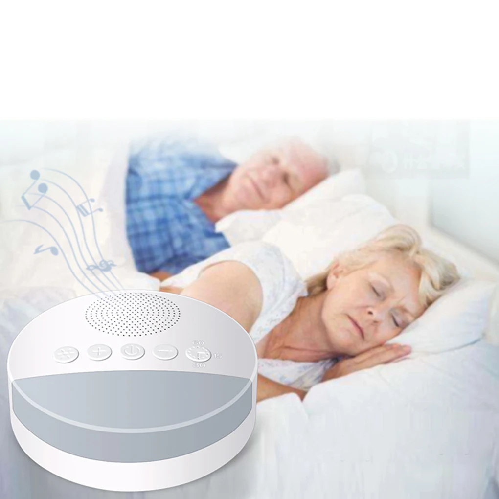 Baby White Noise Machine Sleep Soother Sound Player Night Light Auto-off Timer