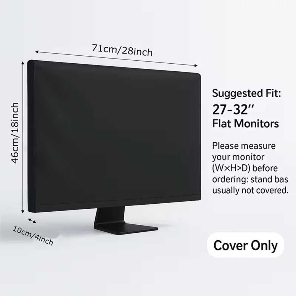 Premium Dust-Resistant and UV-Protective Computer Monitor Cover