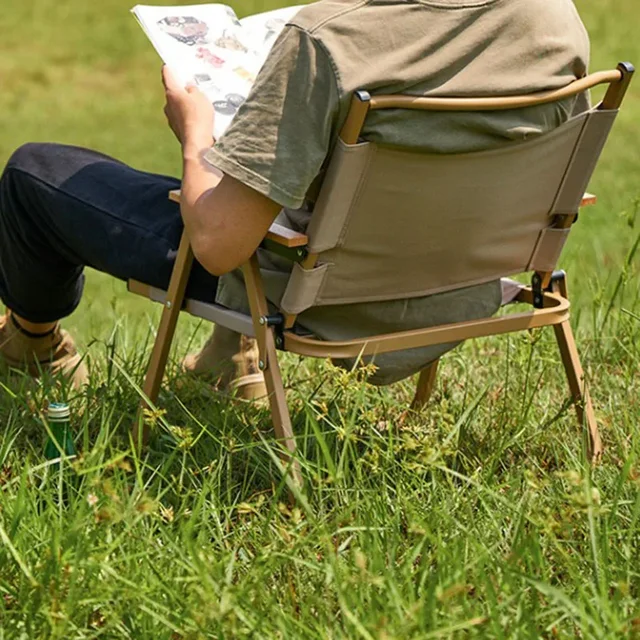 휴대용 접이식 캠핑 낚시 의자 - 초경량, 낮은 배낭, 야외 관광, 해변 신라 플레그블