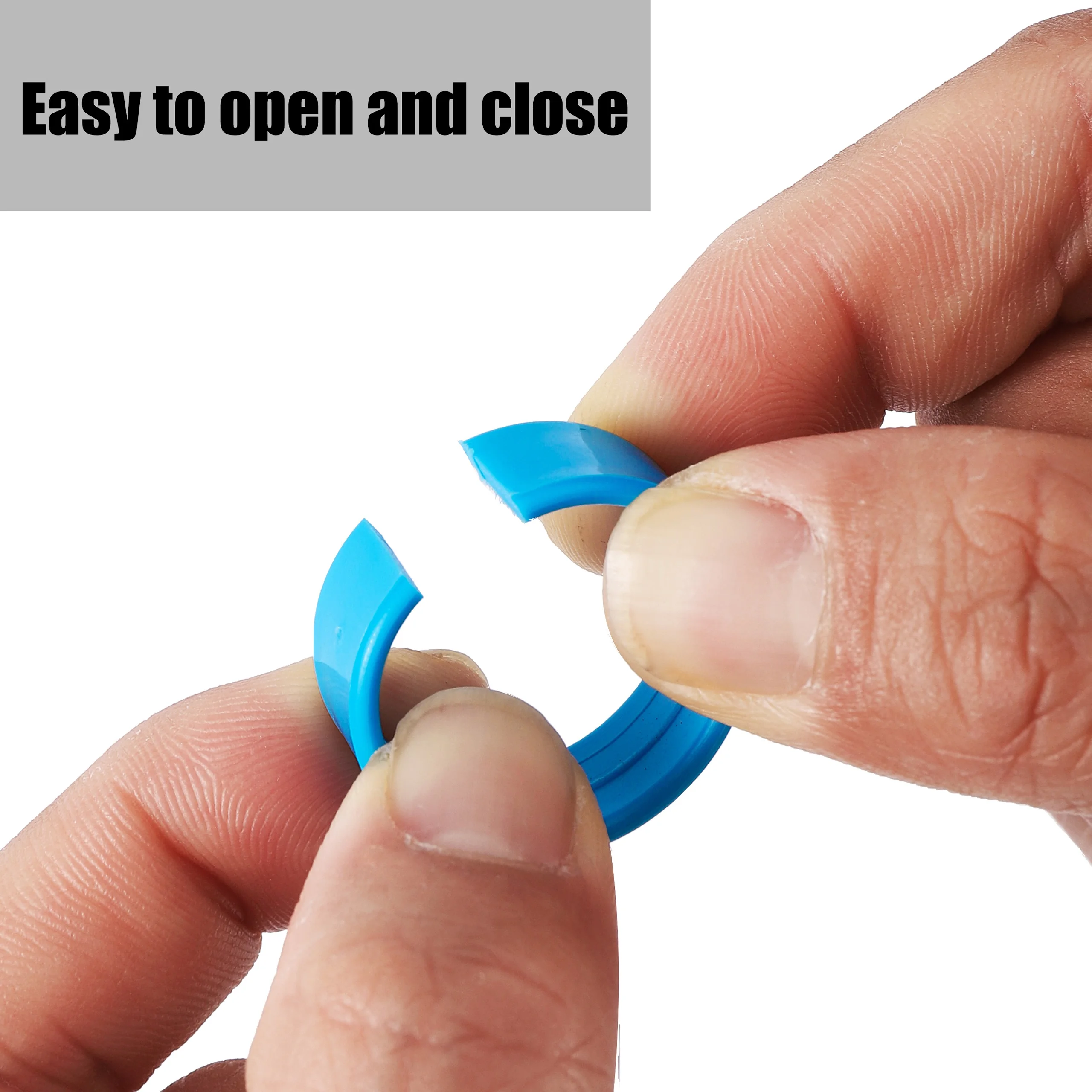 Bird Foot Rings 100PCS Chicken Foot Ring 1.6/1.8/2.0cm Poultry Leg Digital Label