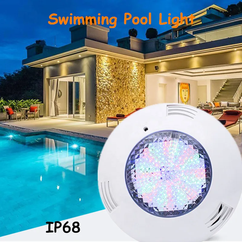 45W Swimming Pool Wall Light LED Swimming Pool Lights 24V Landscape Underwater Lamp Colorful Villa Garden Pool Lighting Source