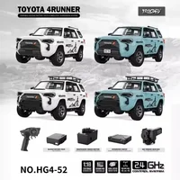 Hg 4runner 1:18 High Simulation Electric Model 2.4g Static Ornaments Lighting Smoke Sound Effect Four-wheel Drive Rc 2
