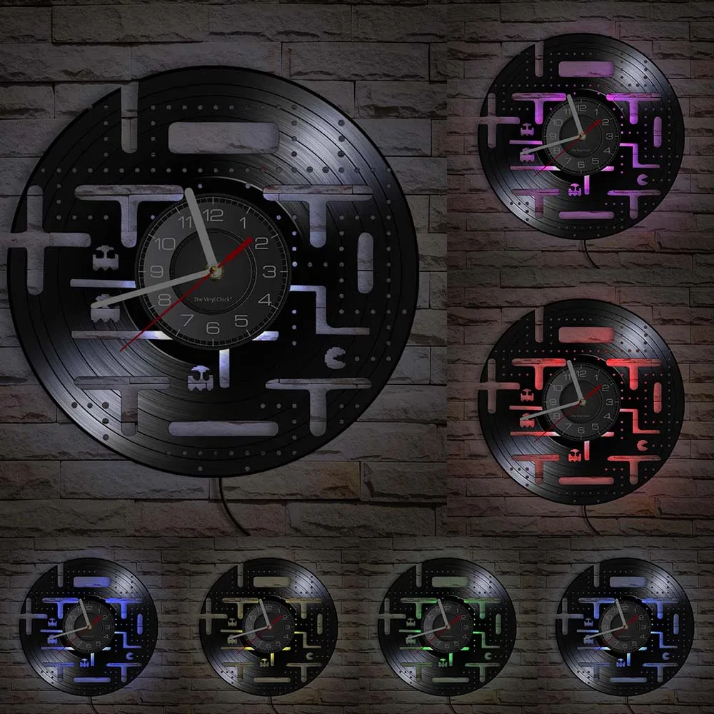 Vinyl Schallplatte Vinyl Uhr Star Wars Schallplatten-Wanduhr Motiv