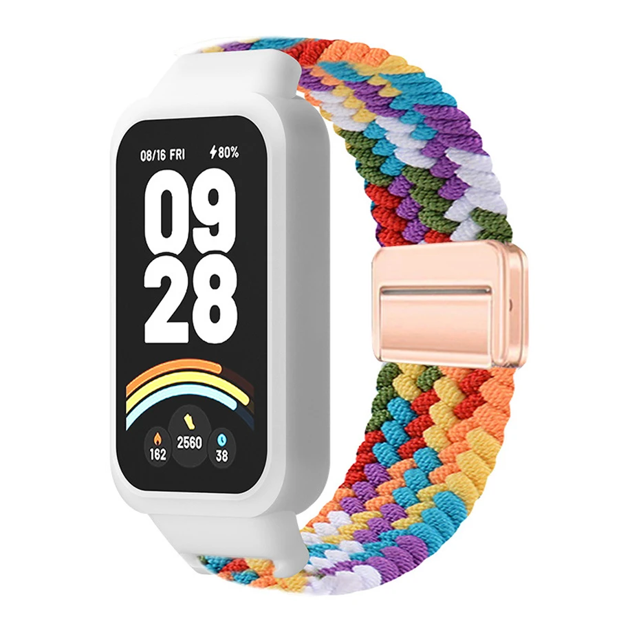 Magnetic Buckle Case with Nylon Braided Strap - Sport Bracelet and Protective Cover Combo