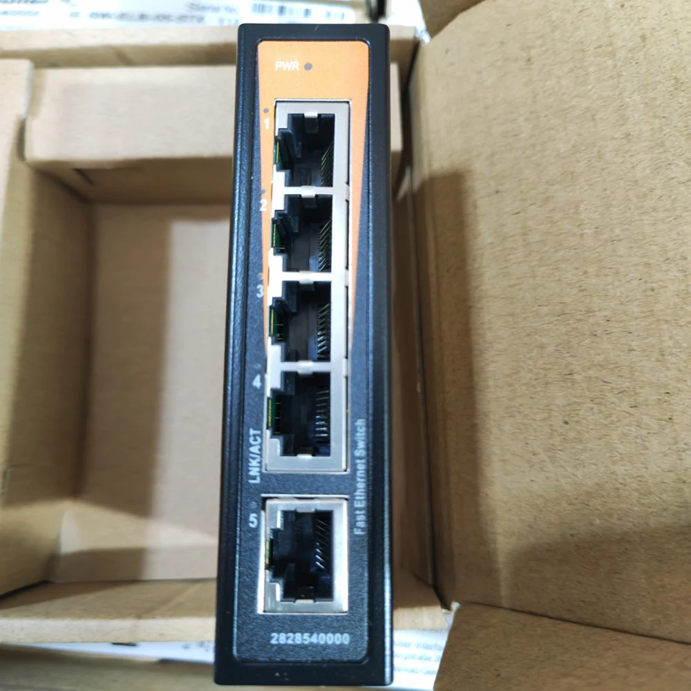 2828540000 For Weidmuller Ethernet Switch IE-SW-ELB-05-5TX 5 Ports 1 2828540000 For Weidmuller Ethernet Switch IE SW ELB 05 5TX 5 Ports