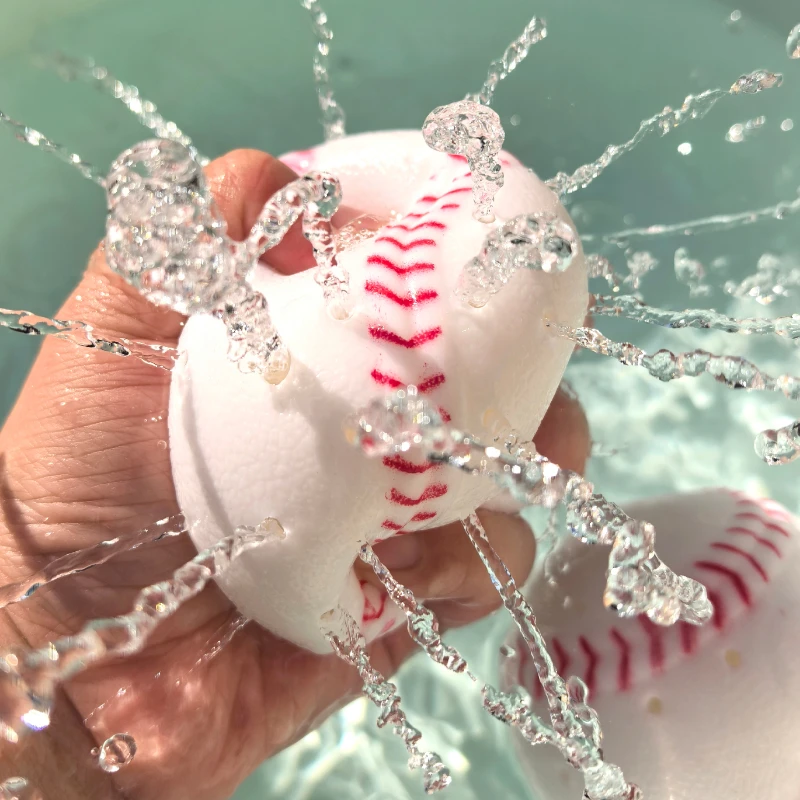 Baby Bath Toys Balls Water Absorbing Basketball Football Baseball Rugby Squeezing Stress Relief Toys Play Water Toy for Children