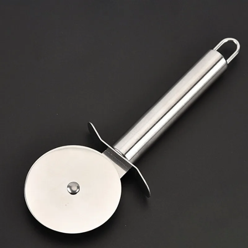 Pizza Cutter Stainless Steel Pizza Knife Cake Bread Pies Round Knife Pastry Pasta Dough Kitchen Baking Tools