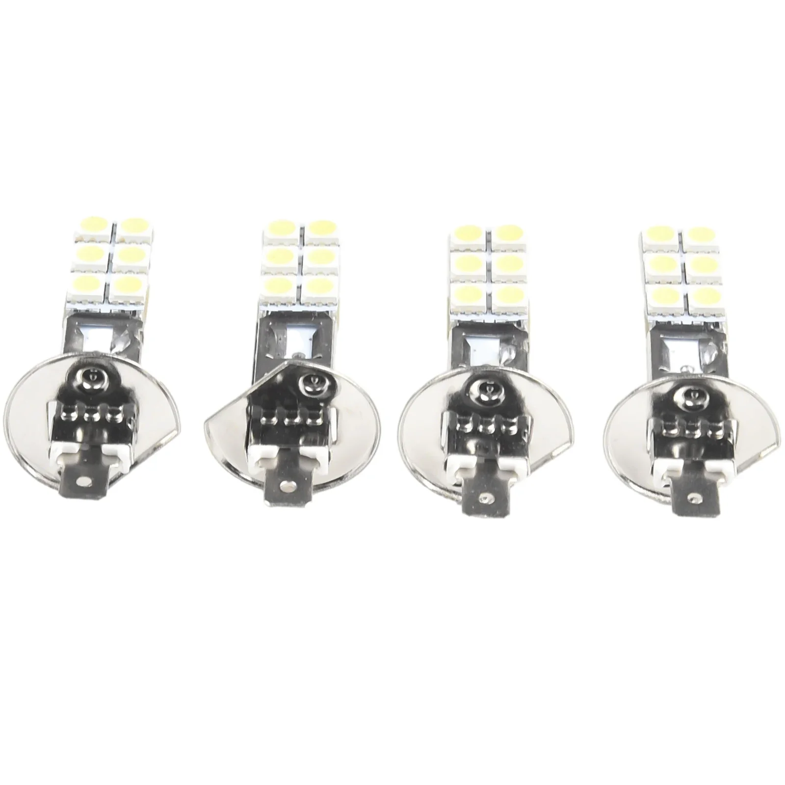 슈퍼 화이트 DC12V-24V LED 헤드라이트 전구 키트, 안개등, 주간 주행등 램프, H1, 6000K, 4 개/세트