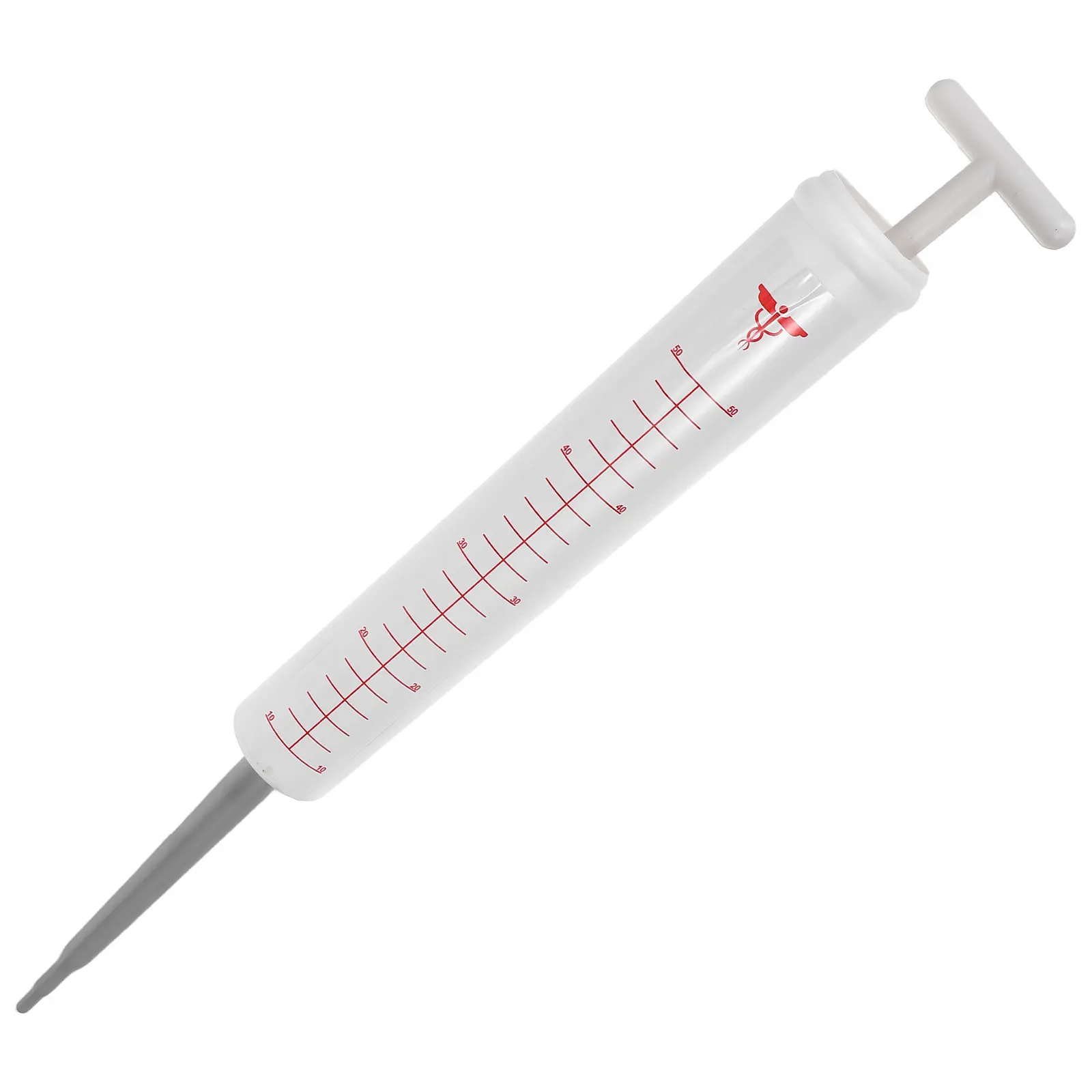 거대 바늘형 주사기 소품 흰색 점보 사이즈 51x5.1cm 할로윈 파티 장식 가짜 ..