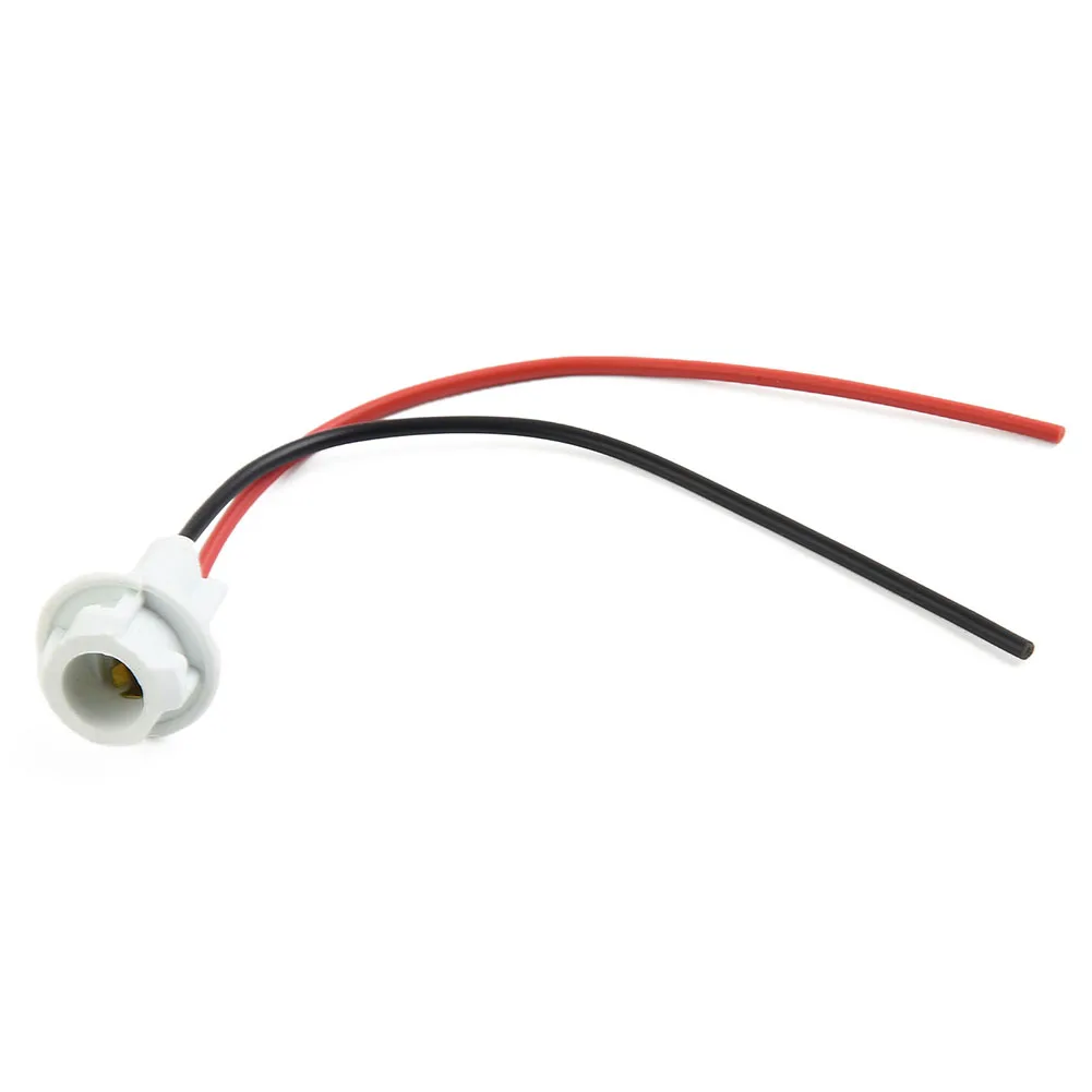 

1pc T10 Socket Single T10 White 15cm Long 194 W5W 147 Electric Vehicles For Motorcycles Instrument Light Socket