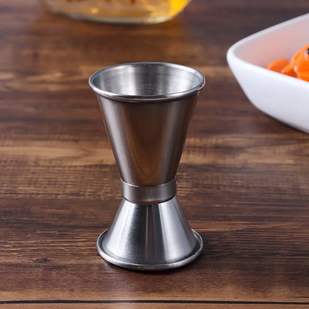 Sf844c0ec5d4346eebe82ac41449b99af5 Dual Shot Measure Cup Stainless Steel Measure Jigger Cocktail Mug Drinking Spirit Barware Kitchen Gadgets Bar Tools Mallzona