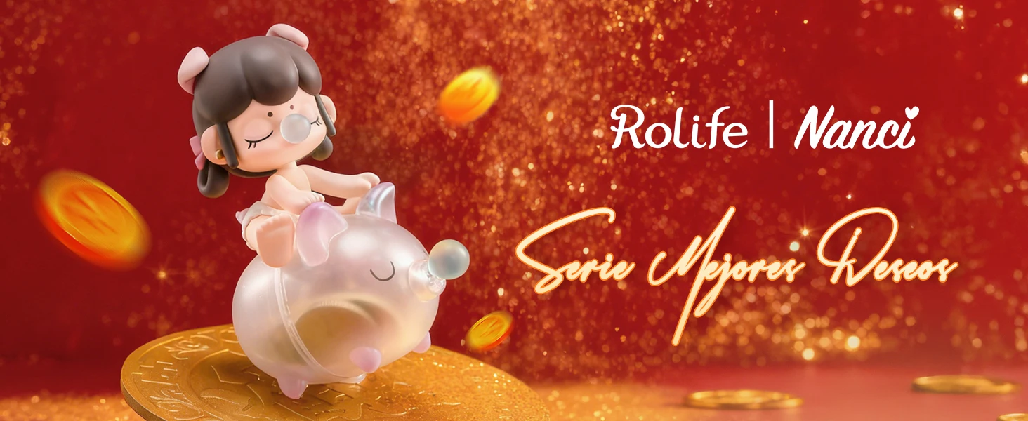 ROBOTIME Rolife Nanci Best Wishes New Year Blind Box Sammlerstück Einzigartiges Geburtstagsgeschenk für Mädchen und Frauen – Detail 1
