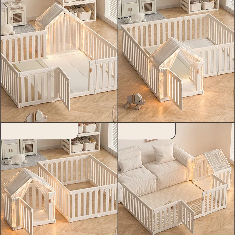 Newborn Favorite Playpen Cute for Baby Home Kids' Beds Fence Corral Para Bebes Living Room Furniture Tent House