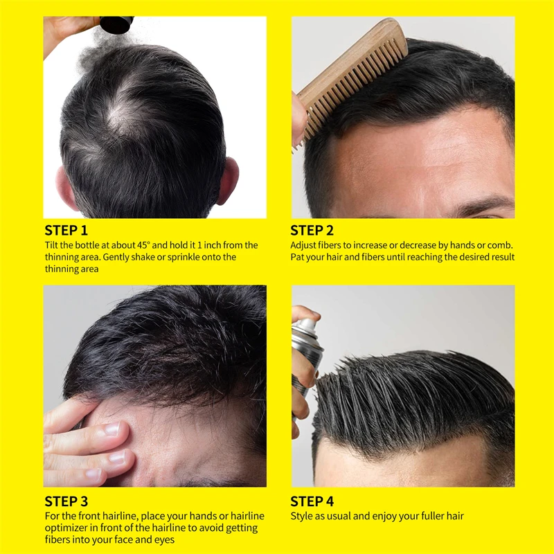 Spray fissante per fibre capillari, spray per lo styling a lunga durata, spray per capelli per tutti i tipi di fibre capillari in polvere - immagine 6