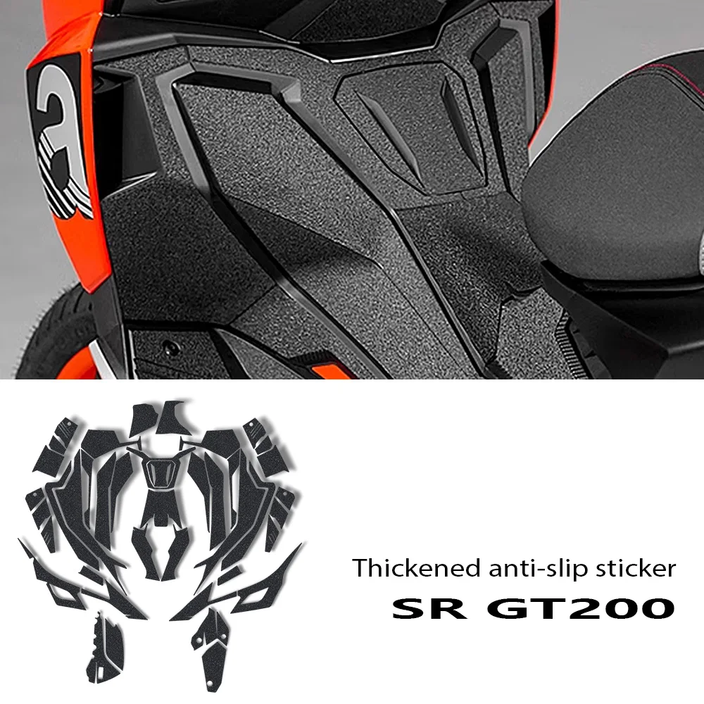 

Аксессуары для мотоциклов SR GT200, прокладка на бак, бронированная наклейка, утолщенная Резиновая Защитная Наклейка на педаль для Aprilia SRGT200 SR 200