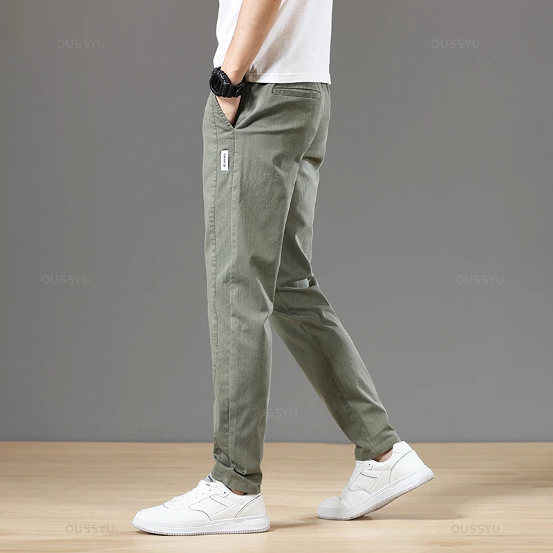 1 Pack Men's Chino Joggers Pant Slim Fit Casual Trousers with Elastic  Waistband and Drawstring Closure, Stretch Twill 