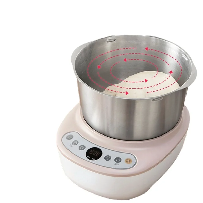 

Stainless Steel Food Mixing Machine Dough Kneading Machine Dough Mixing Machine Intelligent Timing Household Stand Mixer