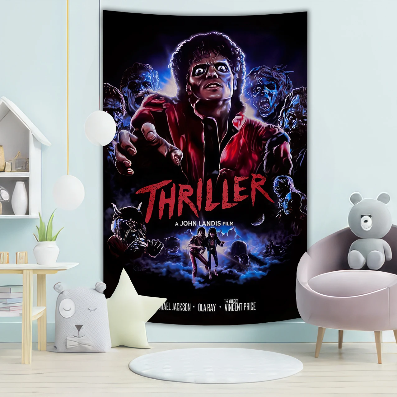 Michael Jackson Hit Concert Live Background Decorazione Arazzo College Dormitorio Appeso A Parete