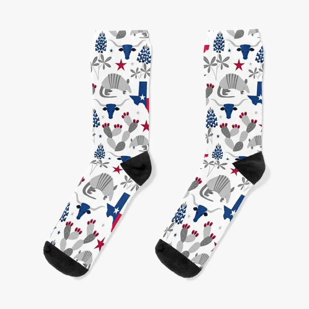 

Symbols of Texas Socks men cotton high quality professional running Socks Men Women's