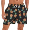 Simple Pineapple Graphic Beach Shorts Pants Men 3D Printing Surf Board Shorts Summer Hawaii Swimsuit Swim Trunks Cool Ice Shorts 1