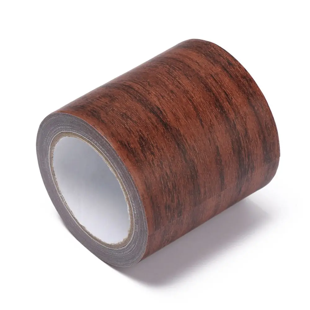 Wood Grain Self-Adhesive Repair Tape - Waterproof & Mildew-Proof Home Decoration Strip (5M Roll)