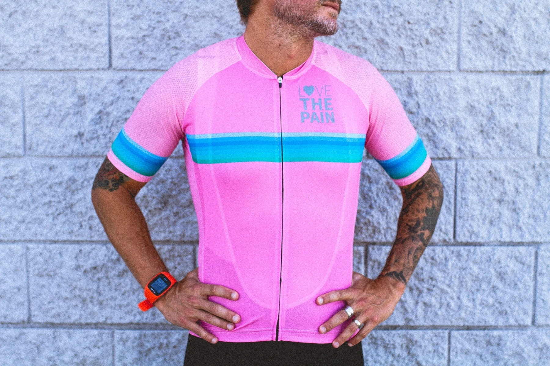 thumbnail image 1 of Maillot de ciclismo para hombre Love The Pain, camisetas de manga corta Aero Race Classic, camisetas de motocross, descenso, Mtb, maillot ciclismo, 1 of 5