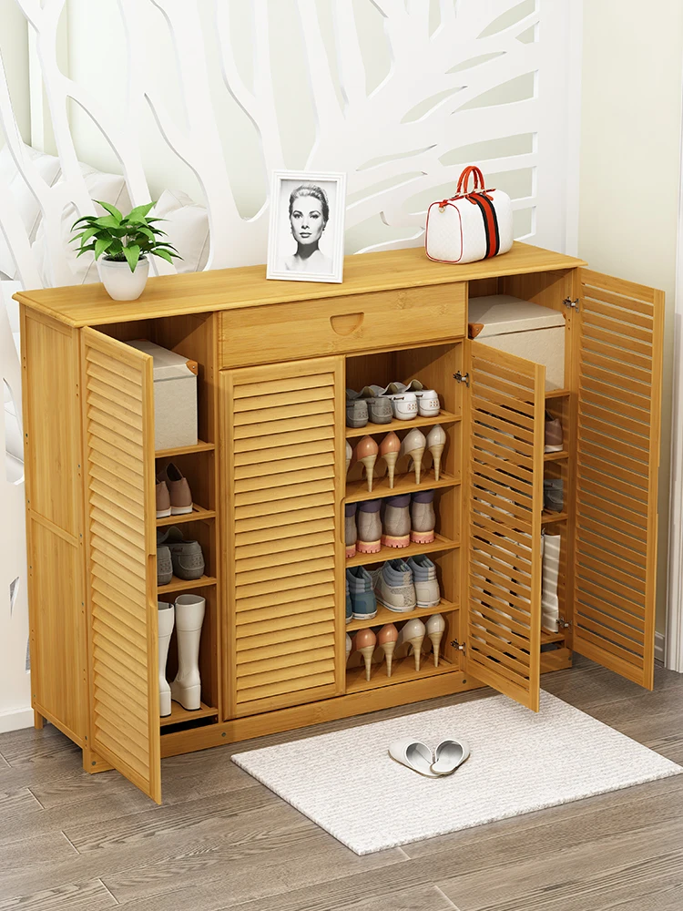 

Пыленепроницаемый шкаф для хранения большой емкости из массива дерева для входа в гостиную