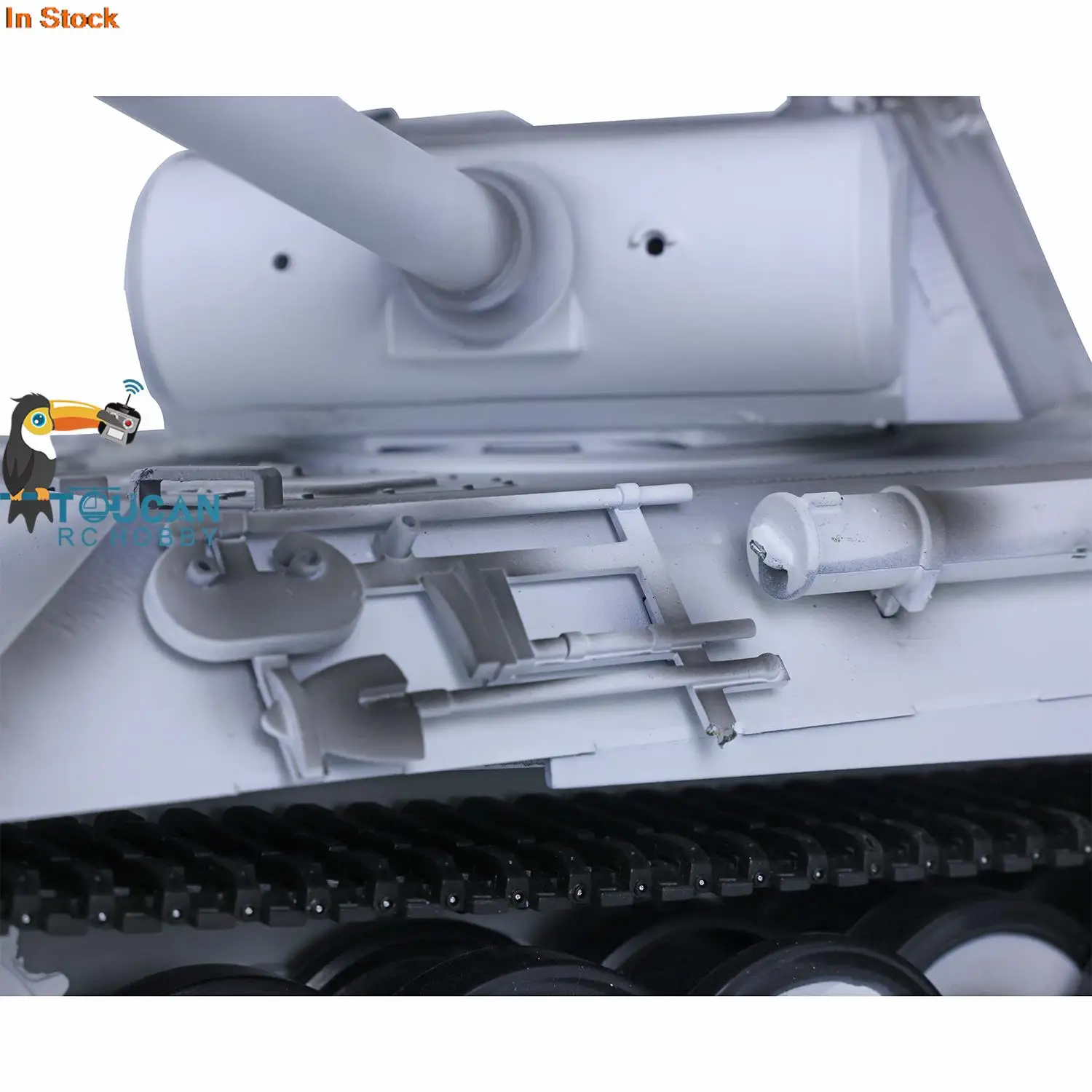 Heng Long 1/16 7.0 Upgraded FPV Camera German Panther V RTR RC Tank 3819 360° Turret Metal Sproket Wheels Tracks Idler TH17298 4