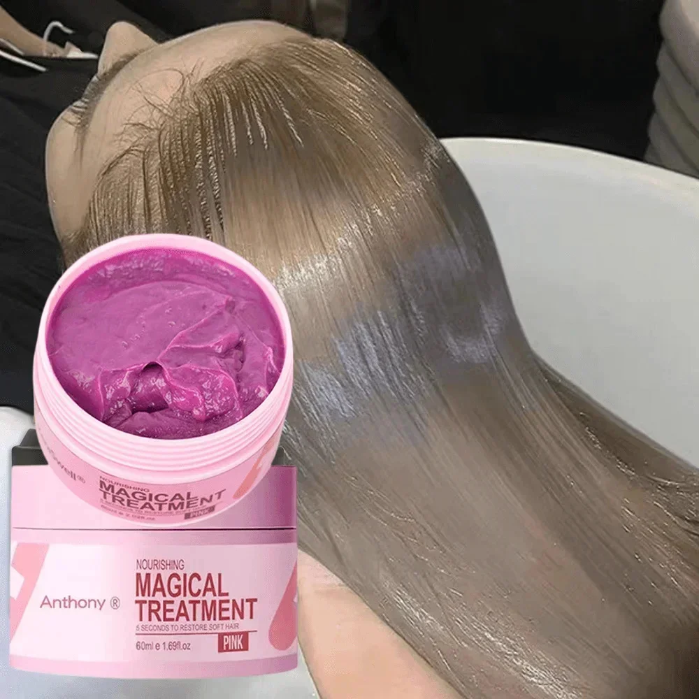 Magical Keratin Hair Mask 5 Seconds Repair Damaged Frizzy Hair Soft Smooth Shiny Nutrition Deep Moisturize Nourishing Care