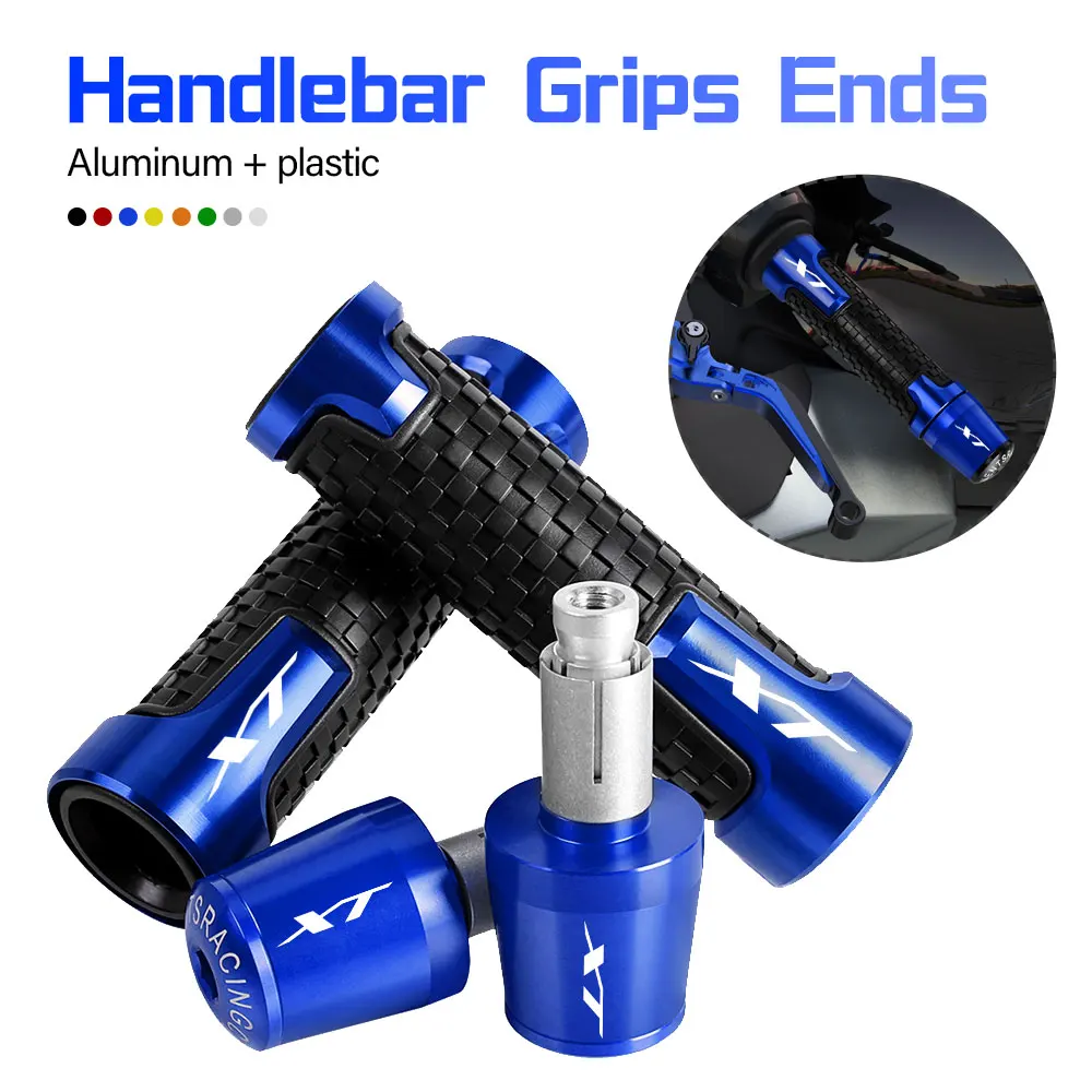 

7/8'' 22mm Motorcycle Non slip handlebar Cap End Plug grips ends handle bar Anti-skid grip end FOR YAMAHA XT660X XT 250 XT-600