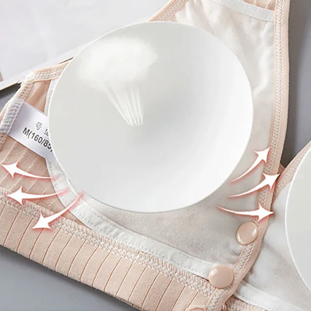Cotton Maternity Nursing Bras Pregnant Breastfeeding Front Button Thin Breatable Pregnancy Women Underwear No Underwire Bralette - Image 5