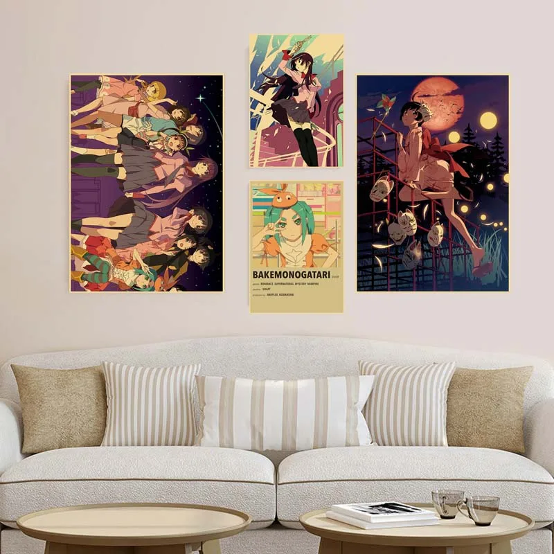 Retro Vintage Tensei Shitara Slime Datta Ken Anime Série Papel Kraft Cartaz  Para A Arte Da Parede Decoração Casa Sala De Estar Fotos - Pintura E  Caligrafia - AliExpress