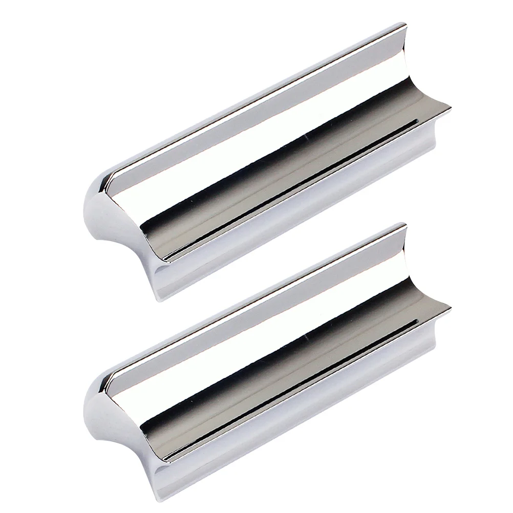 

2pcs Practical Stainless Steel Guitar Slides Professional Guitar Metal Slide