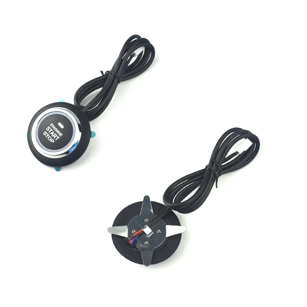Pulsante di arresto avvio allarme auto universale 12V Sistema di accensione senza chiave Il kit di conversione chiave metallica non include la chiave remota - Image 4