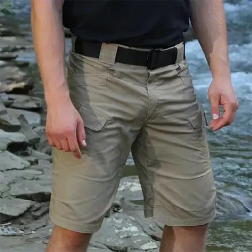 Outdoor Cargo Military Men Tactical Shorts for Summer Waterproof Urban Shorts Trekking Camp Pants Multi Pocket Plus Size Hiking - Image 3
